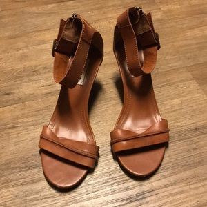 Low open toe wedges